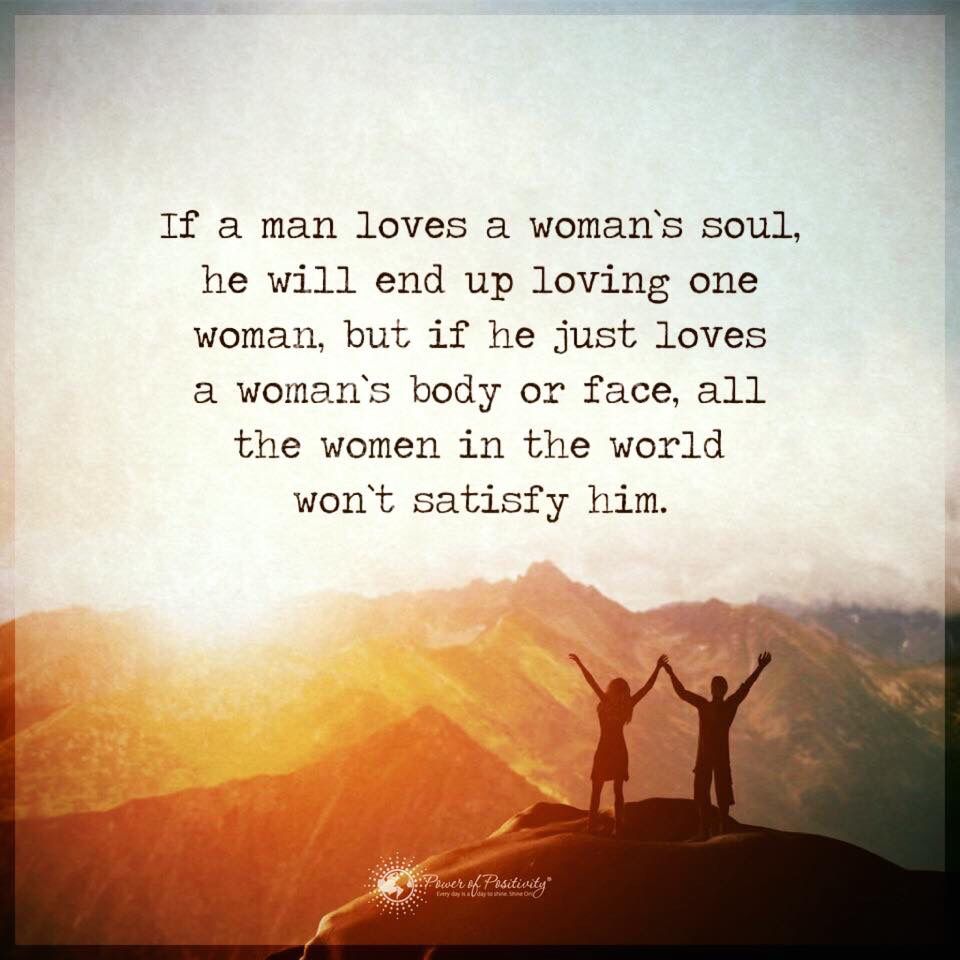 Love the soul, not the physical