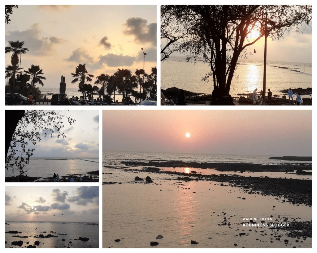 Sunset and Walking Trail along Carter Promenade Beach View