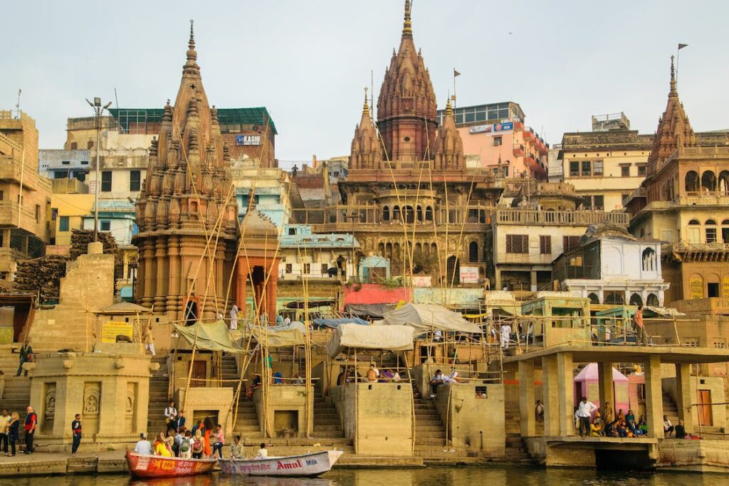 In the ancient city of Varanasi, where the Ganges River flowed with stories whispered by the wind, there lived a young man named Siddhartha.