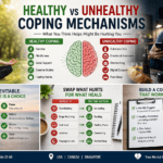 healthy vs unhealthy coping mechanisms
