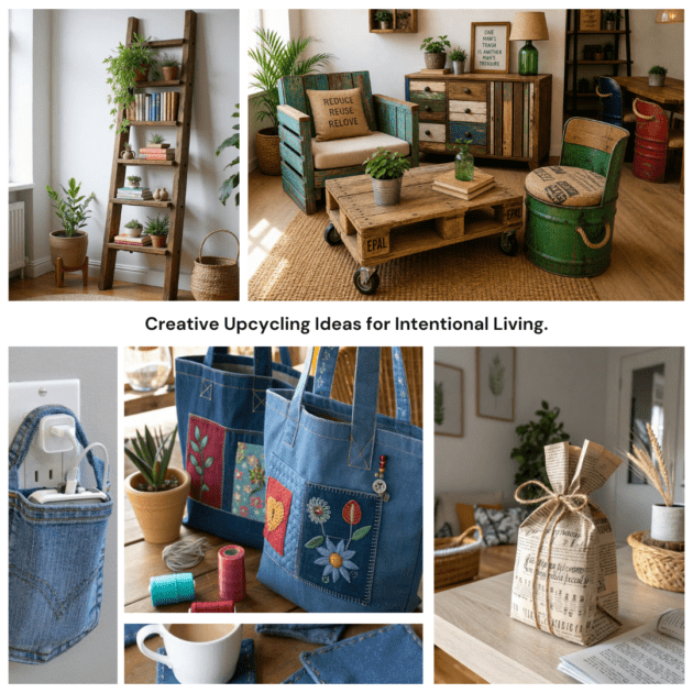 Danshari Meets Creative Upcycling Ideas for Intentional Living.