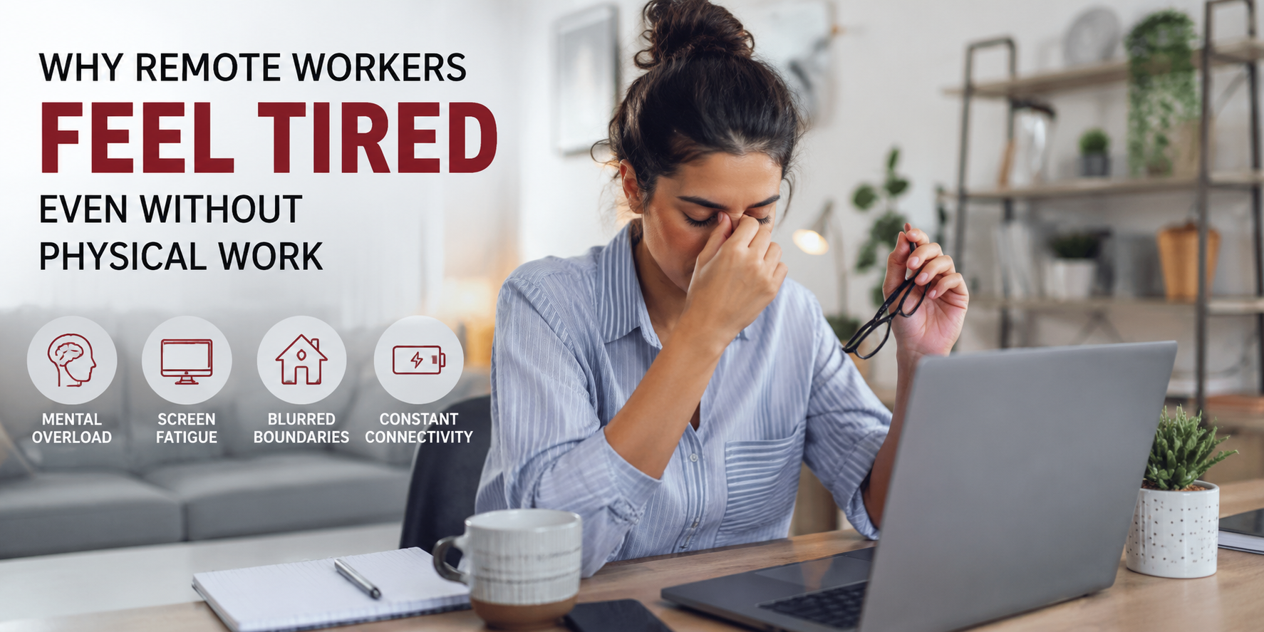 Why Remote Work Fatigue Causes Mental Exhaustion Even Without Physical Work