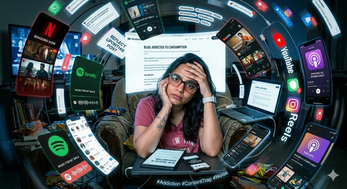how to stop consuming content