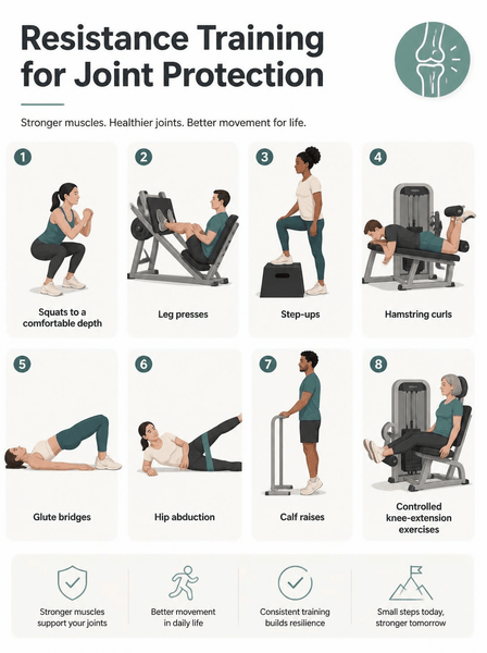 midlife knee health care after 40 joint protection exercises
