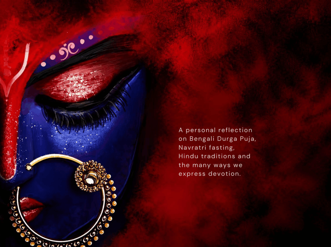 Same Maa Durga, different traditions