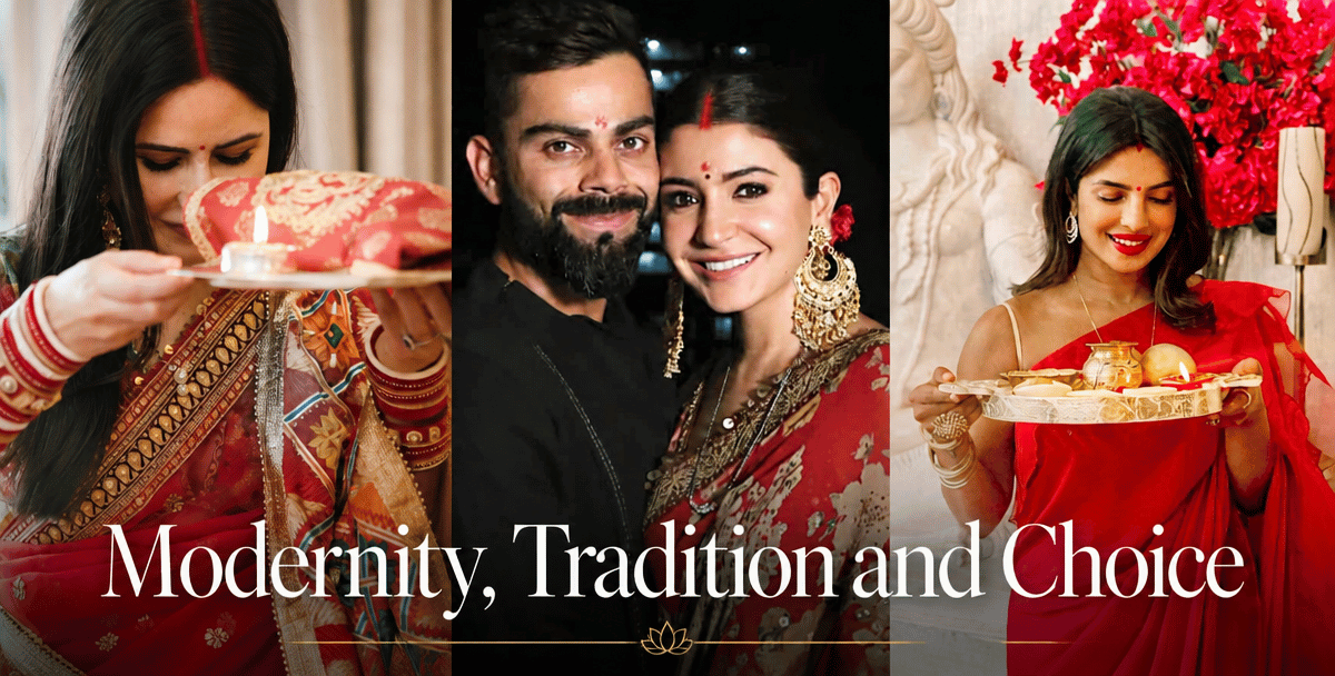 Modernity, Tradition & Choice | Karwa Chauth